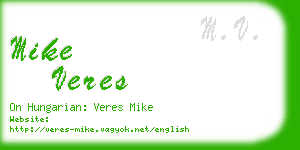 mike veres business card